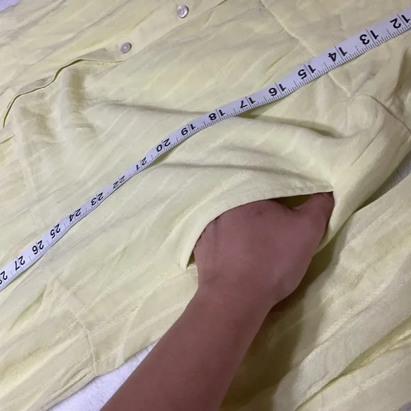 American Eagle Outfitters Yellow Long Sleeve Dress - Picture 9 of 12